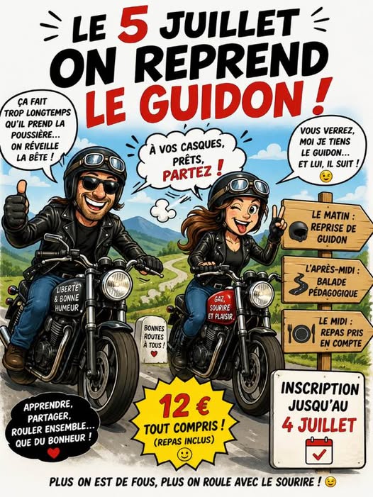 Journée Reprise de guidon avec la FFMC 88